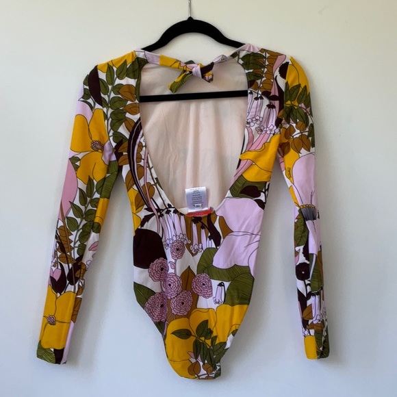 La DoubleJ. Iconic Floral Print women's one piece swimsuit size XS NWOT - Picture 8 of 8